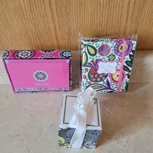 All Vera Bradley paper products; post its, thank you cards, address and notes